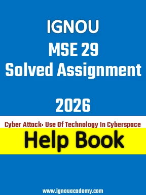 IGNOU MSE 29 Solved Assignment 2026